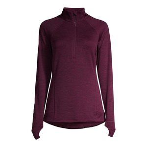 NWOT Women's Avia Athletic Textured 1/4 Zip Pullover - Sz L